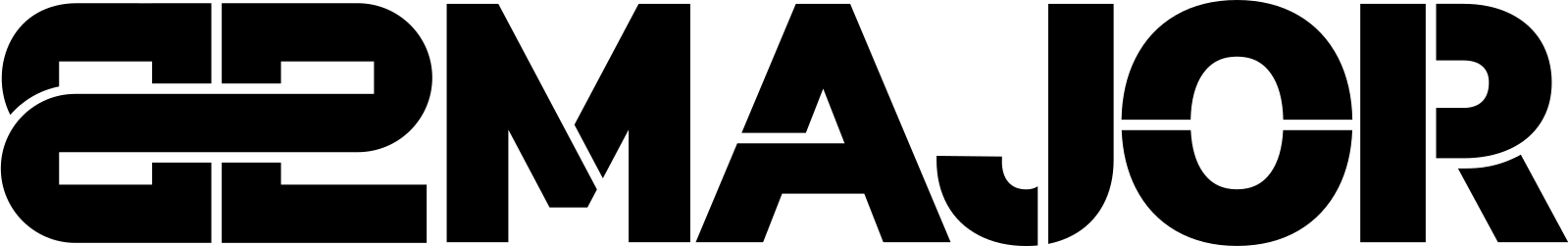 82MAJOR official black wordmark