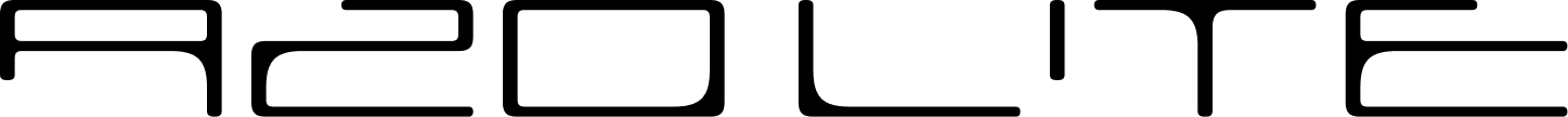 A2O LITE wordmark in angular black lettering, as used on the group's official Mnet Plus space
