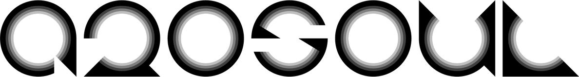 A2O SOUL wordmark in rounded, ring-shaded black letters from the group's official website