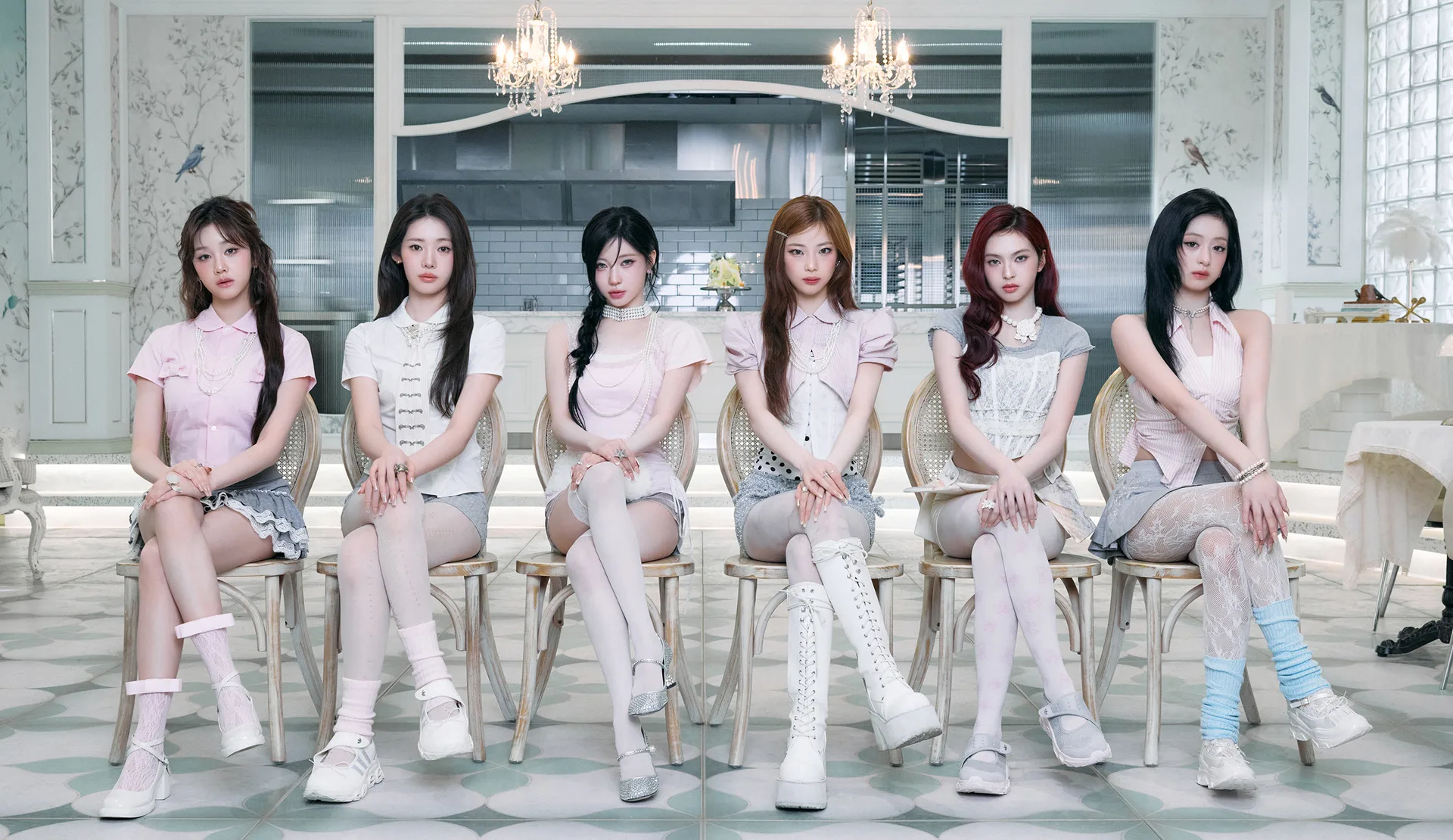 Babymonster ? official group photograph (six members; Rami absent)