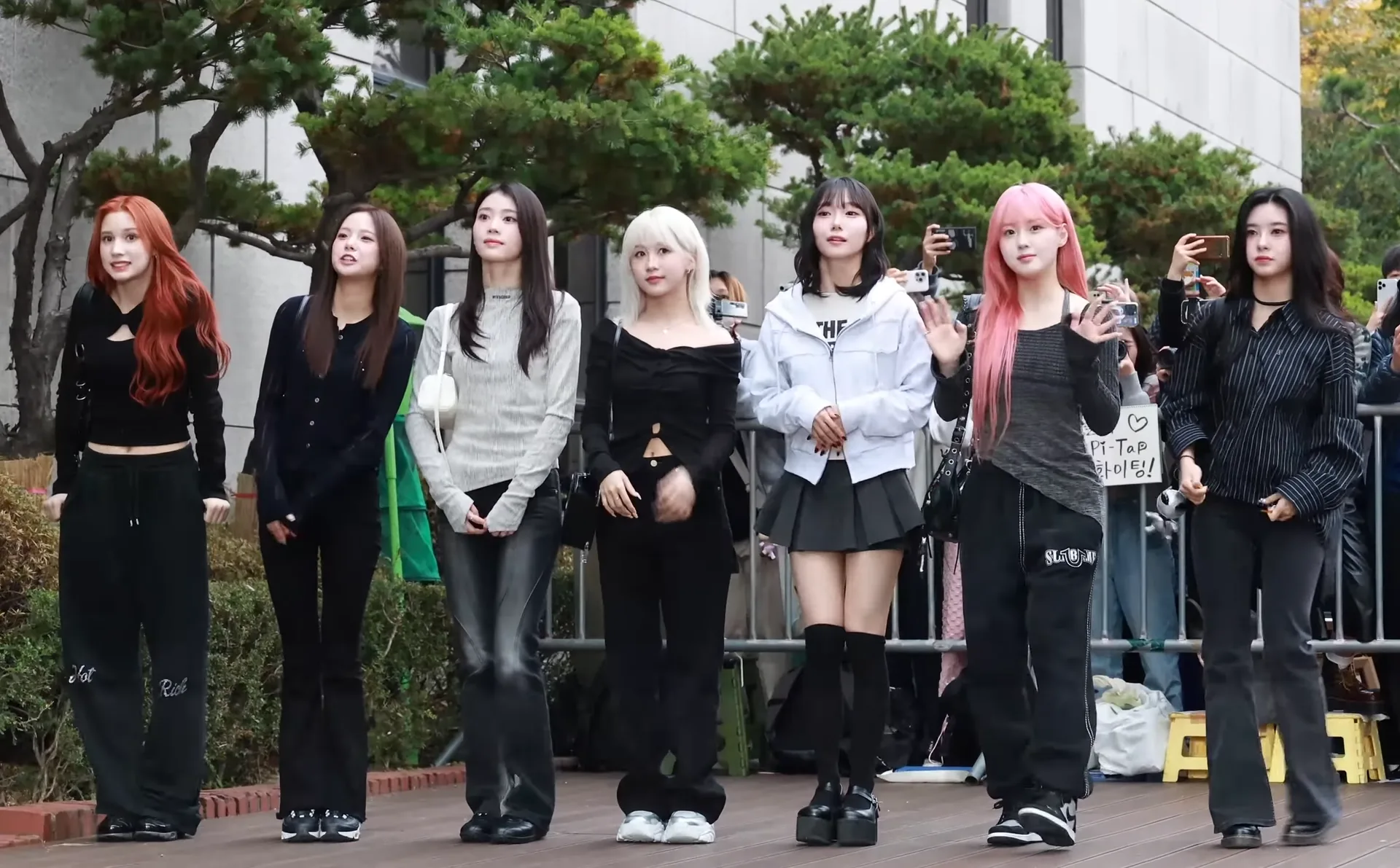 Kep1er performing at Music Bank on November 1, 2024