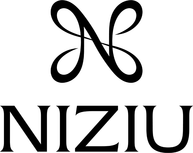 NiziU official logo with the looped N emblem