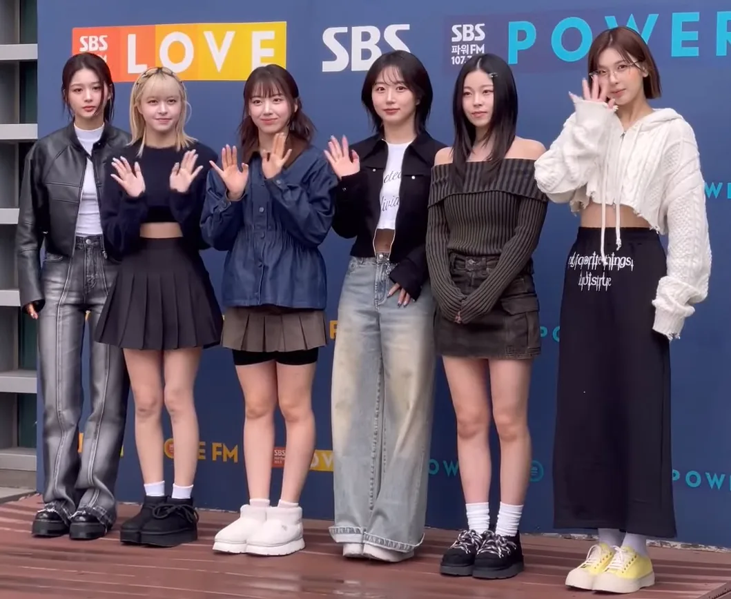 Nmixx at an event in February 2024