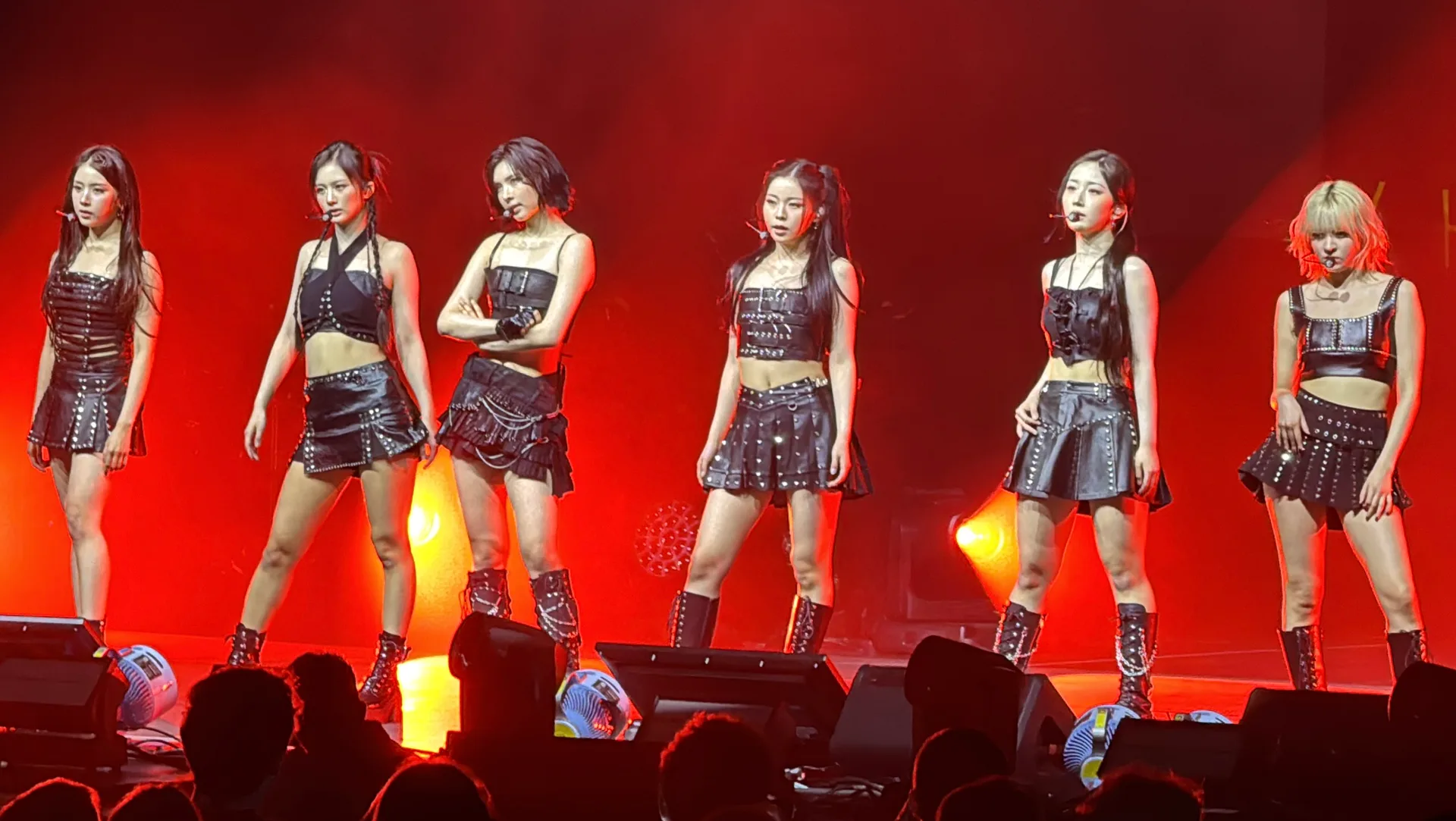 Nmixx performing in Frankfurt in March 2026