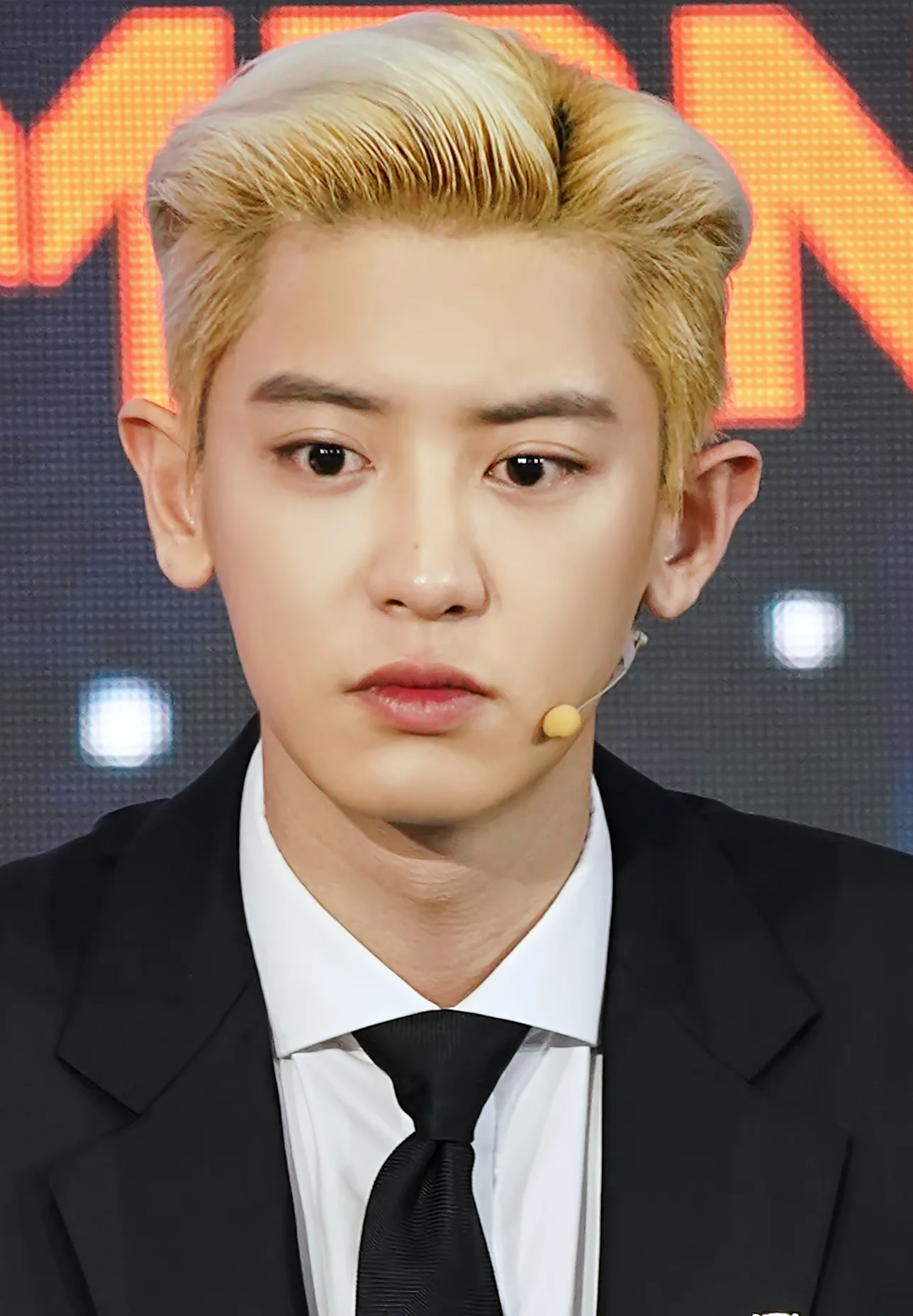 Chanyeol at WKF × Chanyeol in September 2019