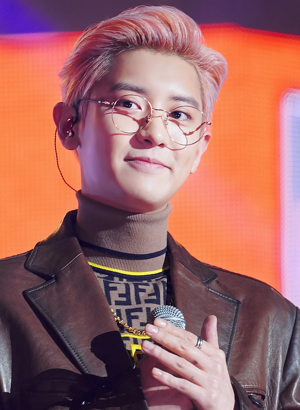 Chanyeol at a Dynamic Duo concert in December 2019