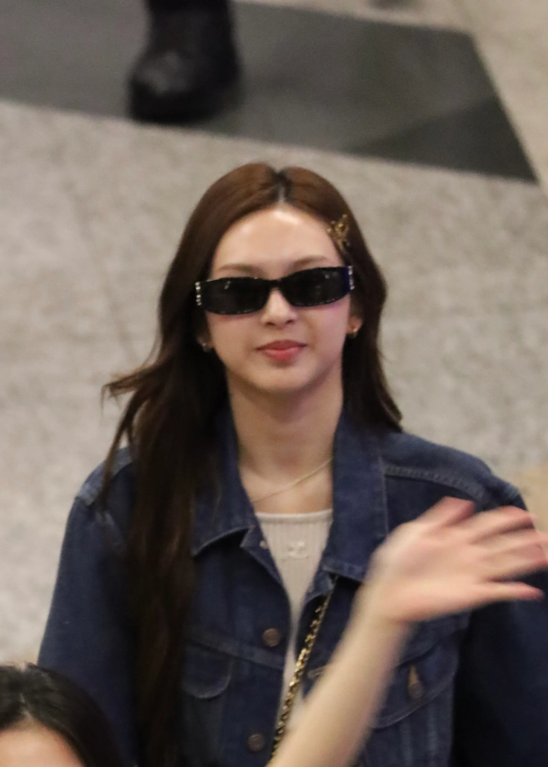 Chiquita of Babymonster at Kuala Lumpur International Airport in June 2025