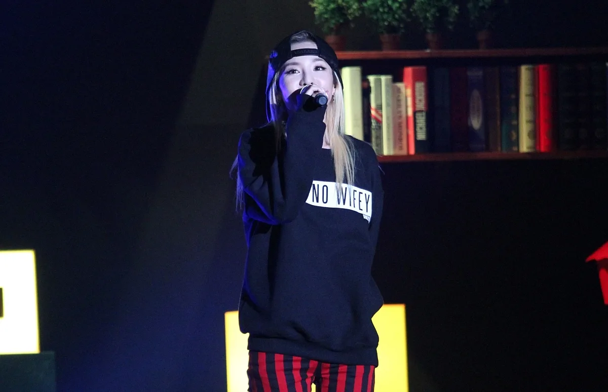Sandara Park at Samsung Passion Talk in September 2013