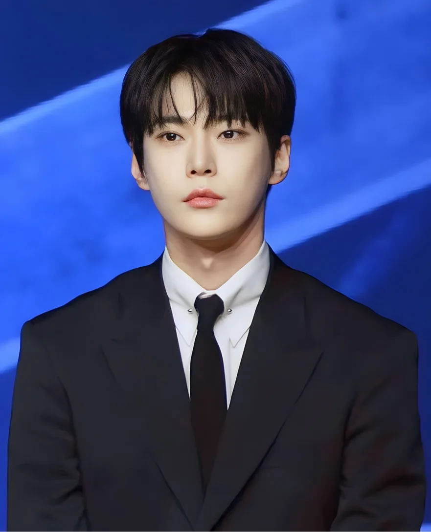 Doyoung at the Fact Check press conference in October 2023