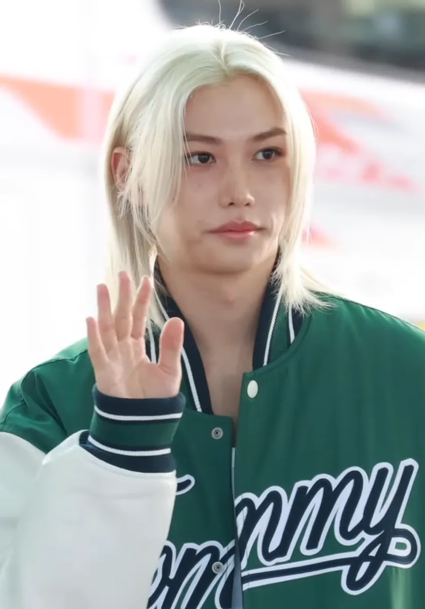 Felix of Stray Kids at Incheon International Airport in May 2024