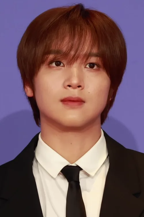 Haechan at a press conference in 2025