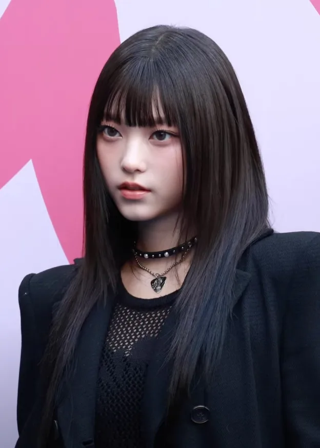 Haerin of NewJeans at Seoul Fashion Week in February 2024