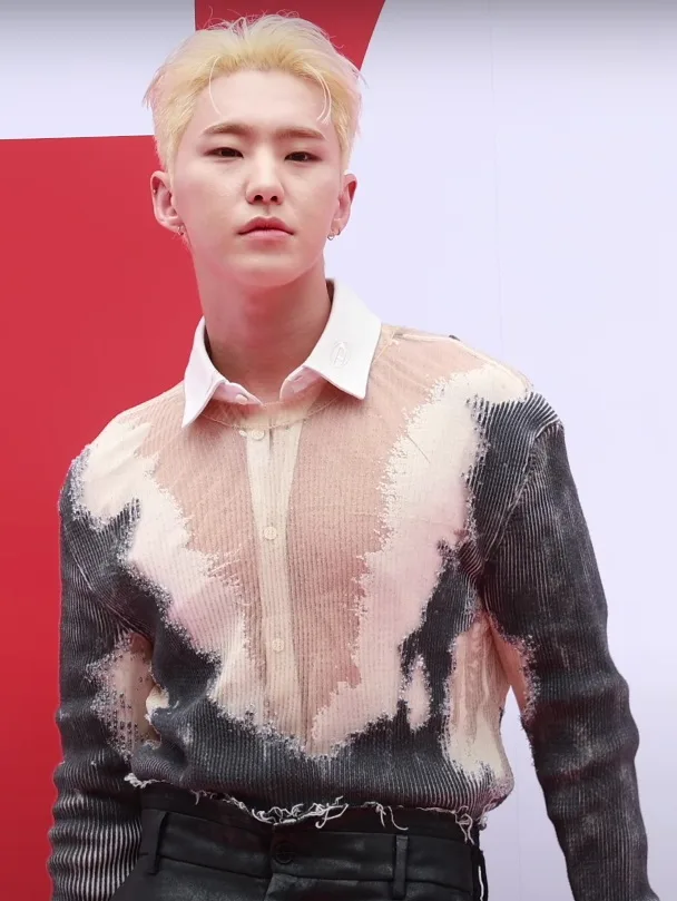 Hoshi of SEVENTEEN at a public appearance