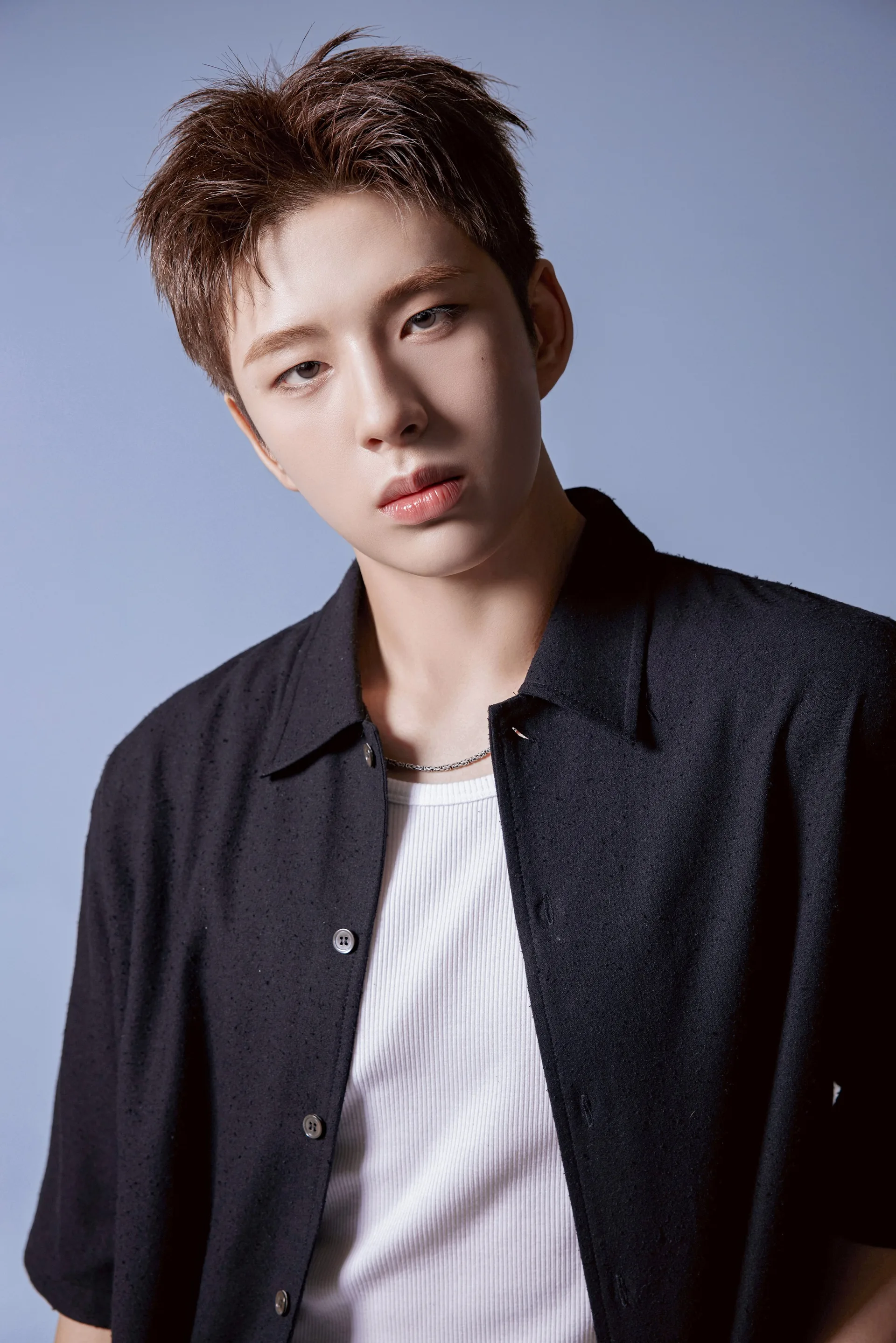 HwangBo MinGyeol in an official 2025 pre-debut introduction portrait