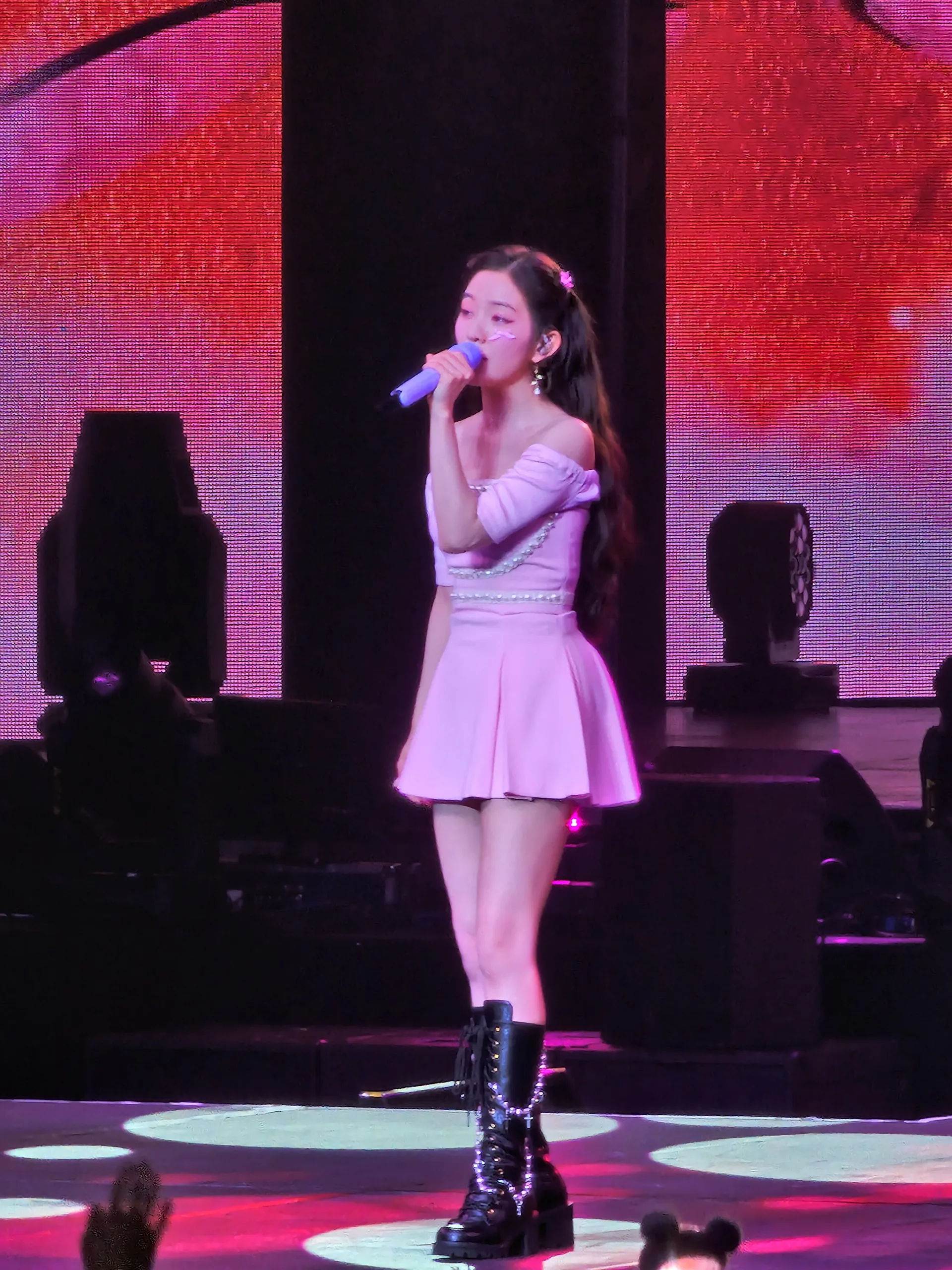 Irene of Red Velvet performing in Amsterdam on the R to V tour in May 2023