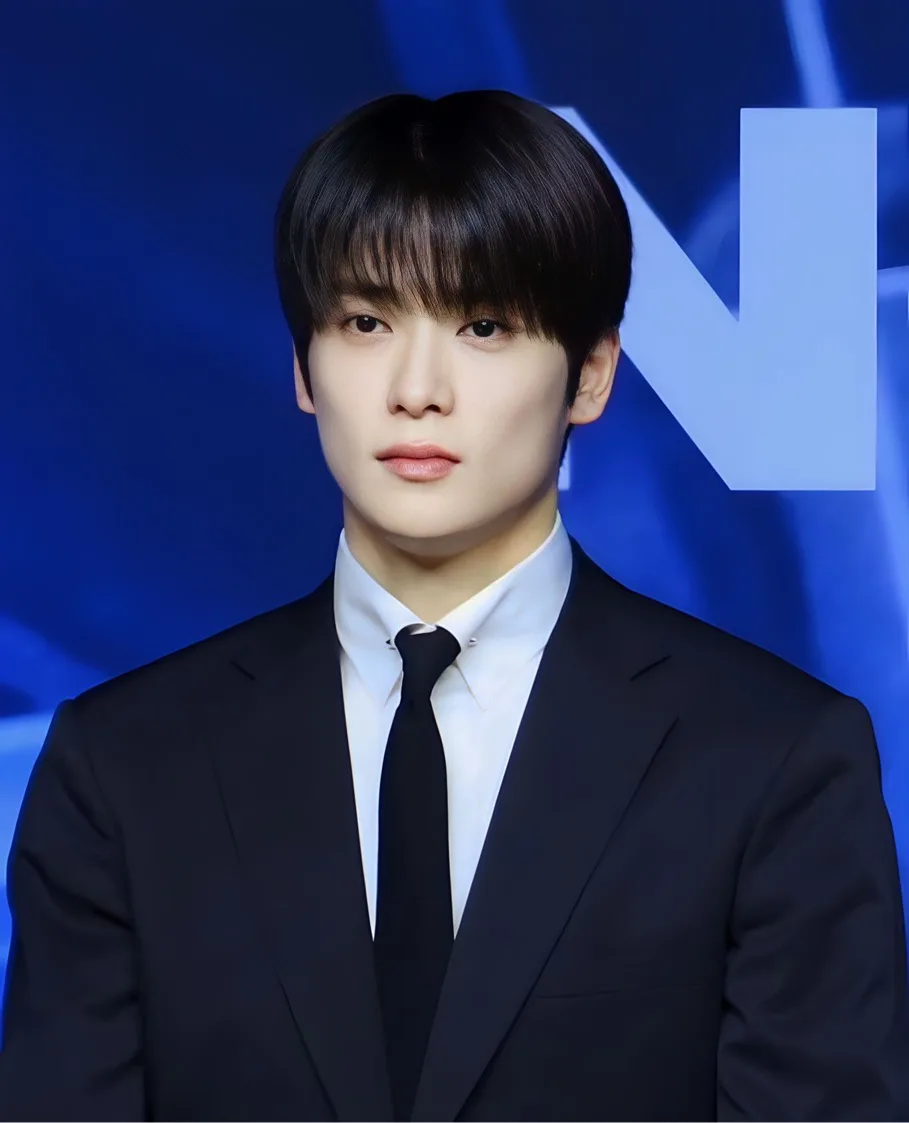 Jaehyun at the Fact Check press conference in October 2023