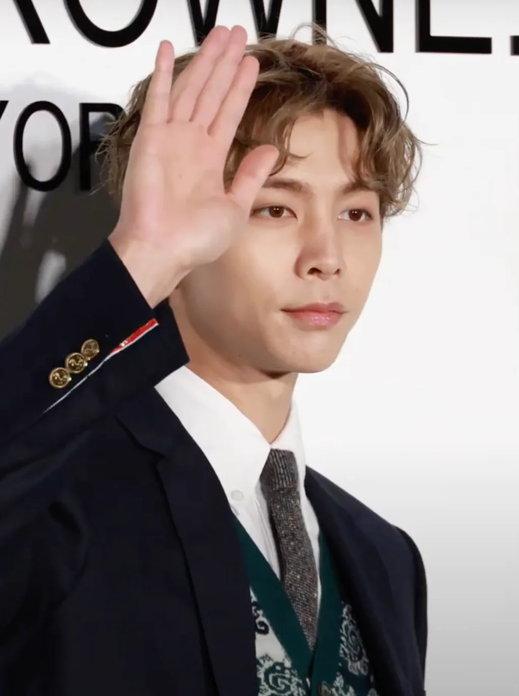 Johnny at a Thom Browne event in October 2023