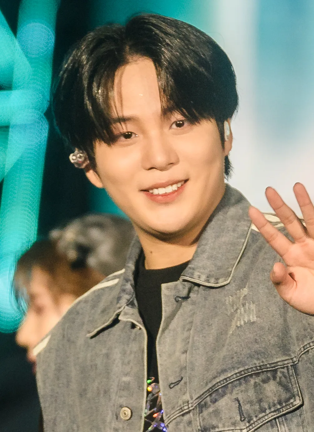 Jongho of ATEEZ performing on August 3, 2024