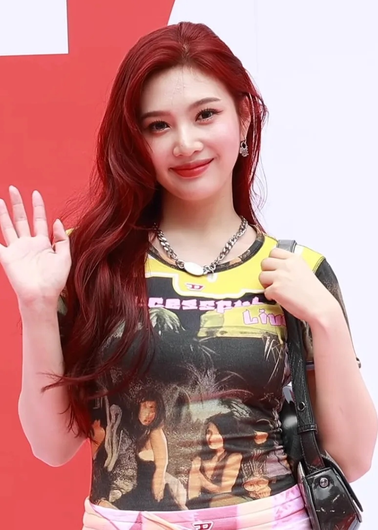 Joy of Red Velvet at a Diesel store opening in July 2024
