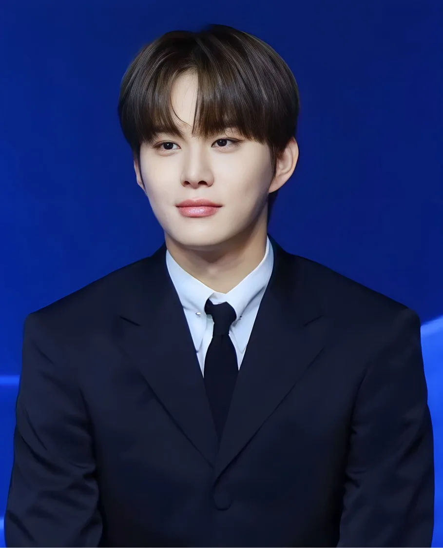 Jungwoo at the Fact Check press conference in October 2023