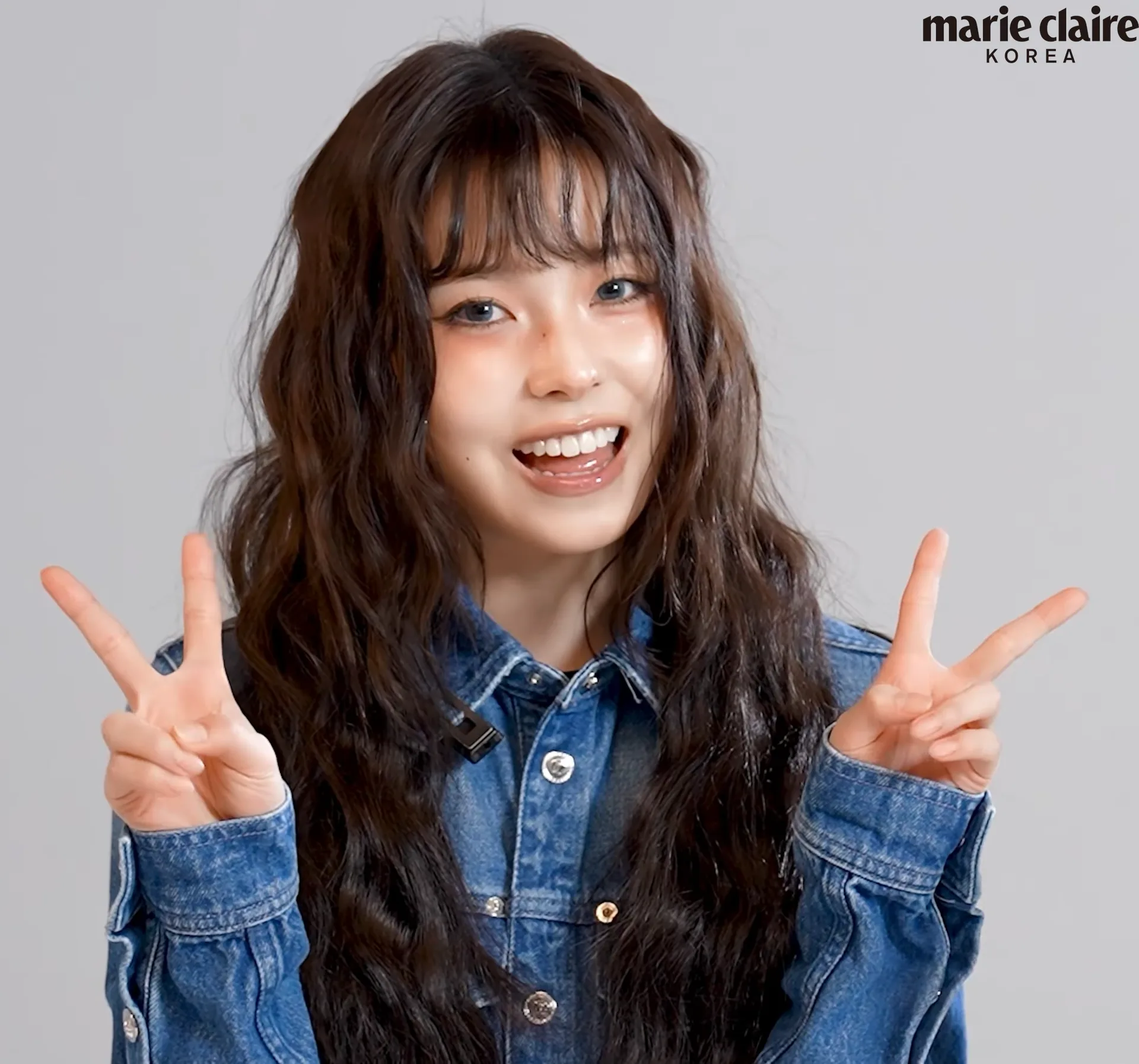 Kyujin of Nmixx on a Marie Claire Korea shoot, January 2025