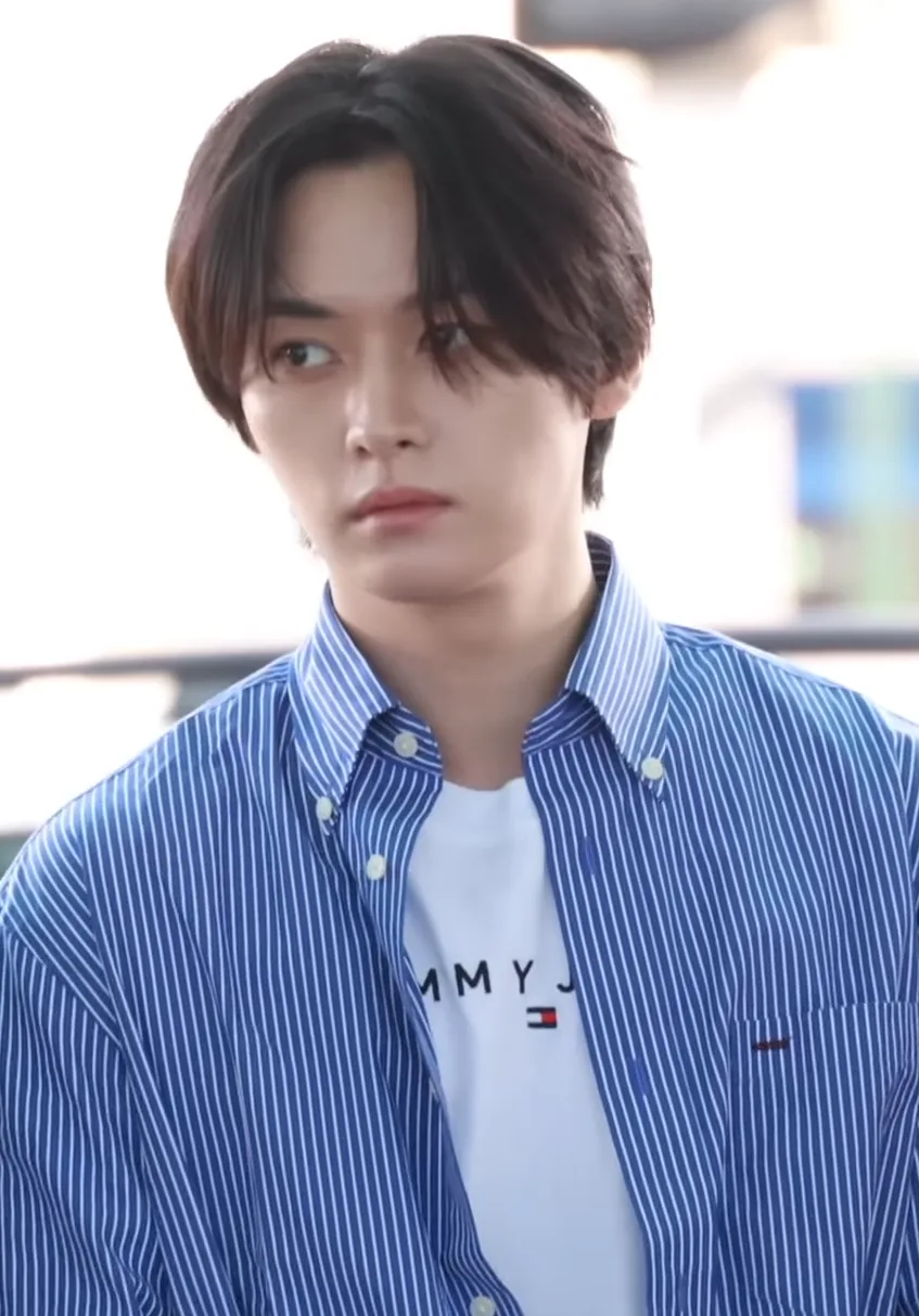 Lee Know of Stray Kids at Incheon International Airport in May 2024