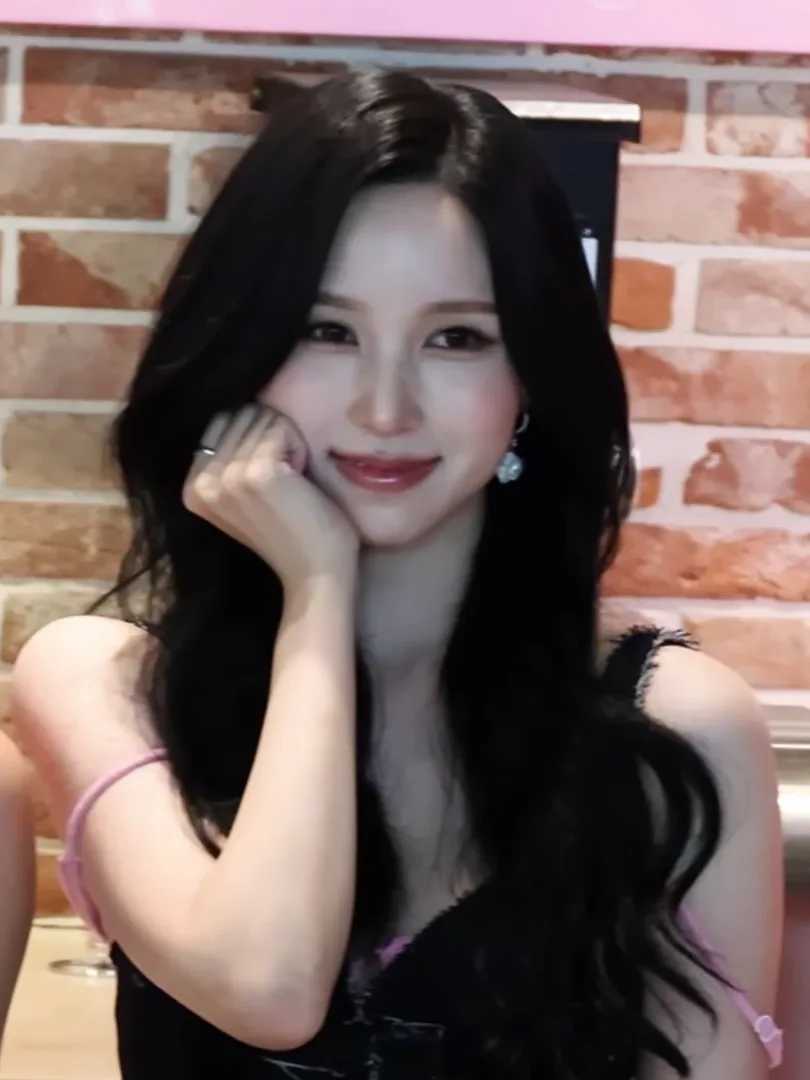 Mina of Twice at a brand photocall in June 2026