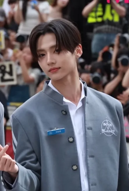 Sangwon at a Boys II Planet event in 2025