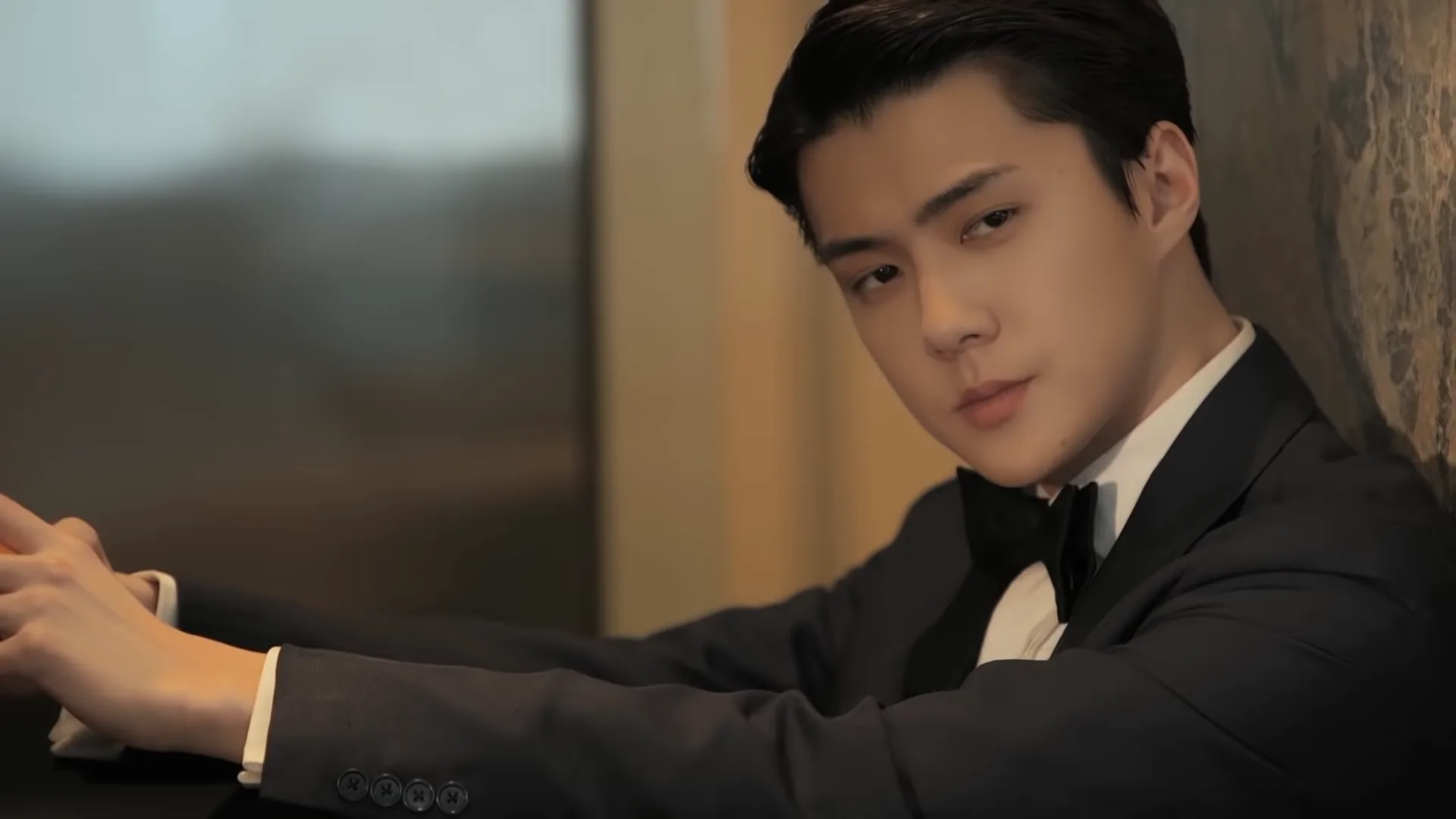 Sehun in L’Officiel Korea video footage from 2020