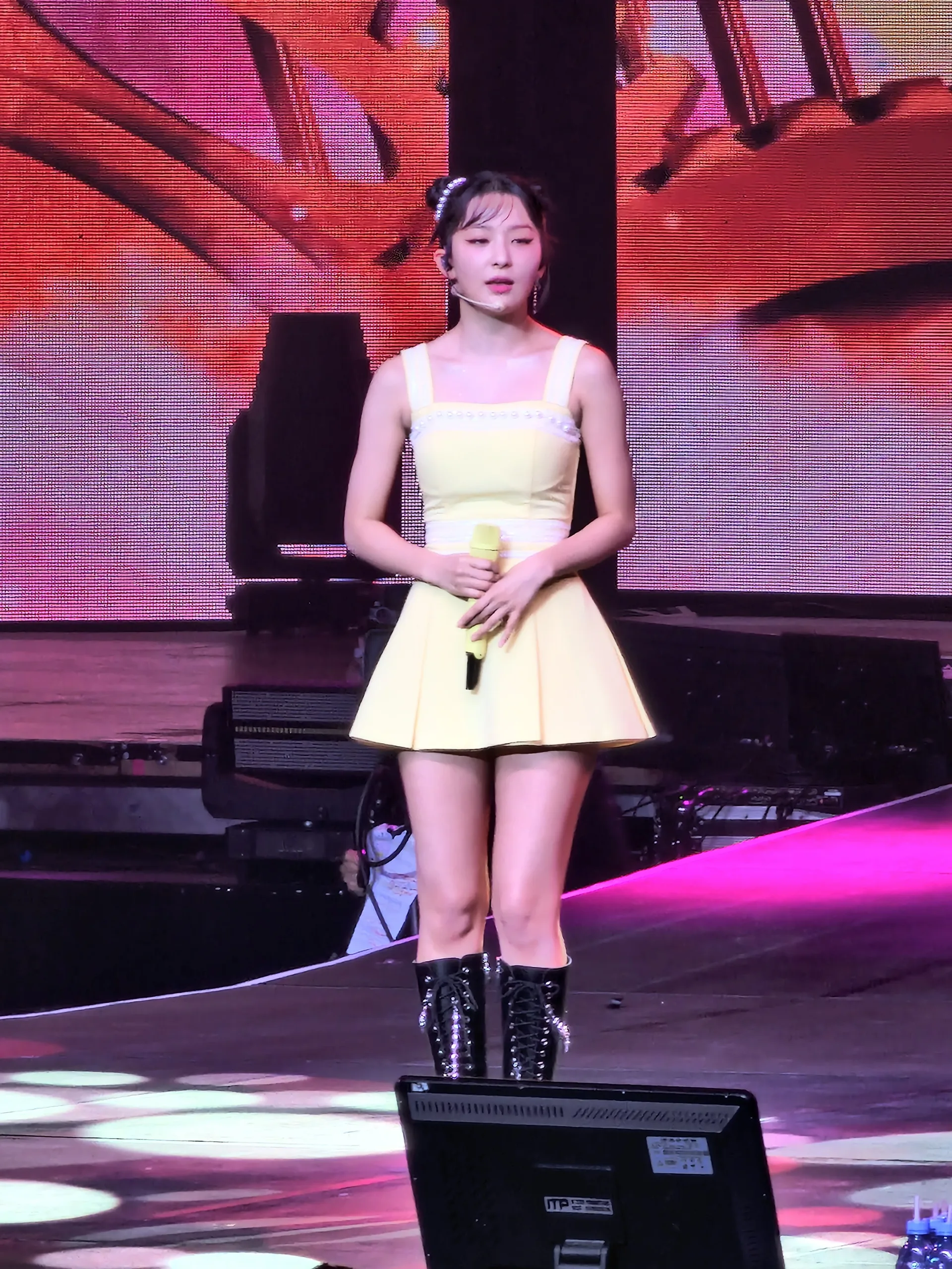 Seulgi of Red Velvet performing in Amsterdam on the R to V tour in May 2023