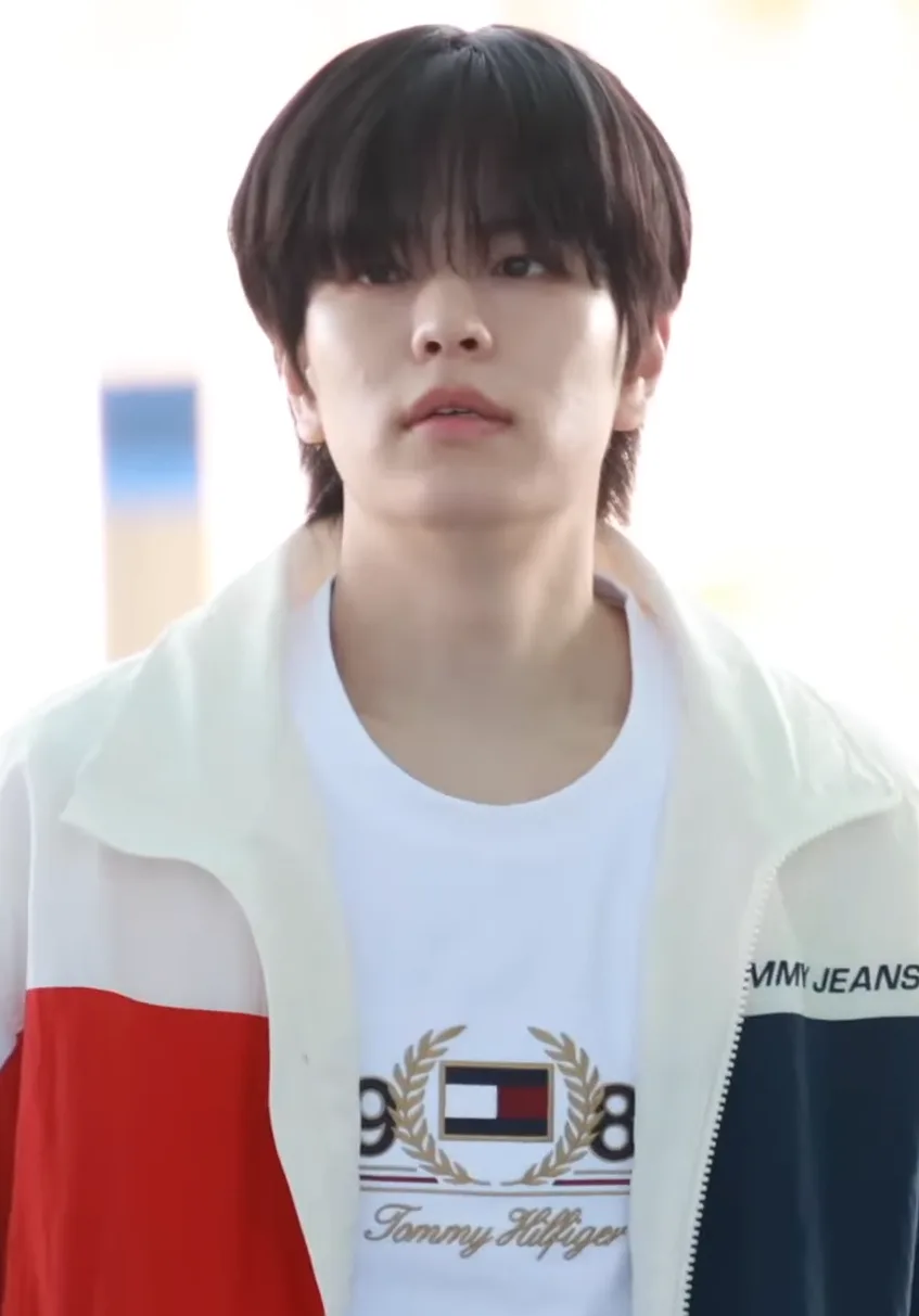 Seungmin of Stray Kids at Incheon International Airport in May 2024