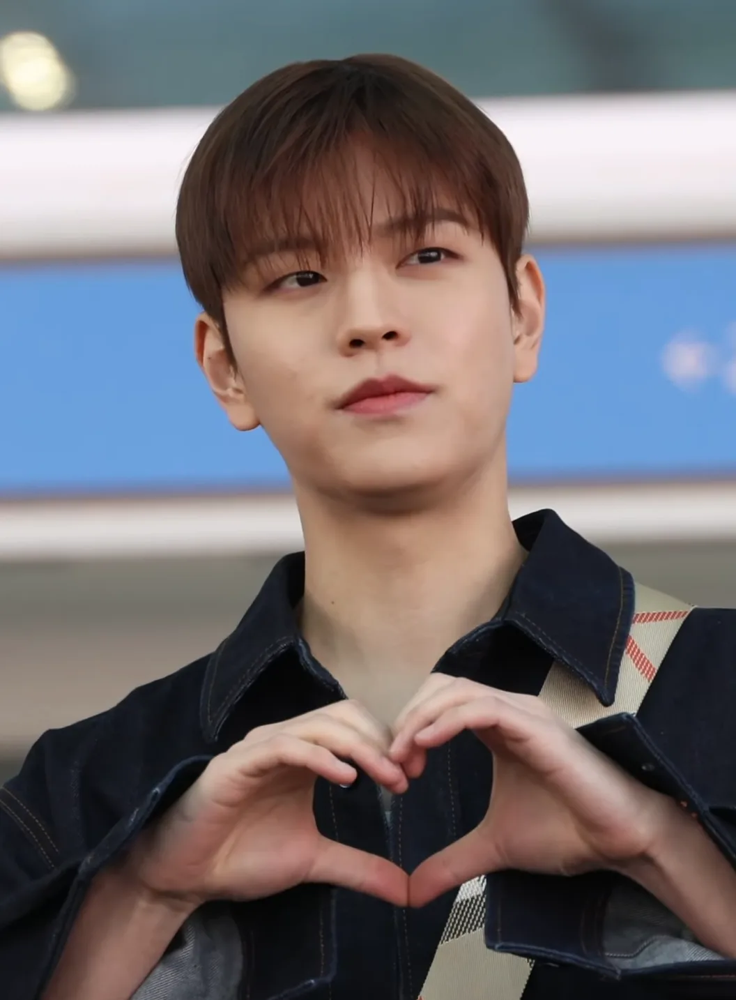 Seungmin of Stray Kids at Incheon Airport in February 2026