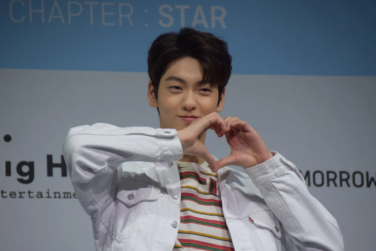 Soobin at the TXT debut showcase on March 5, 2019