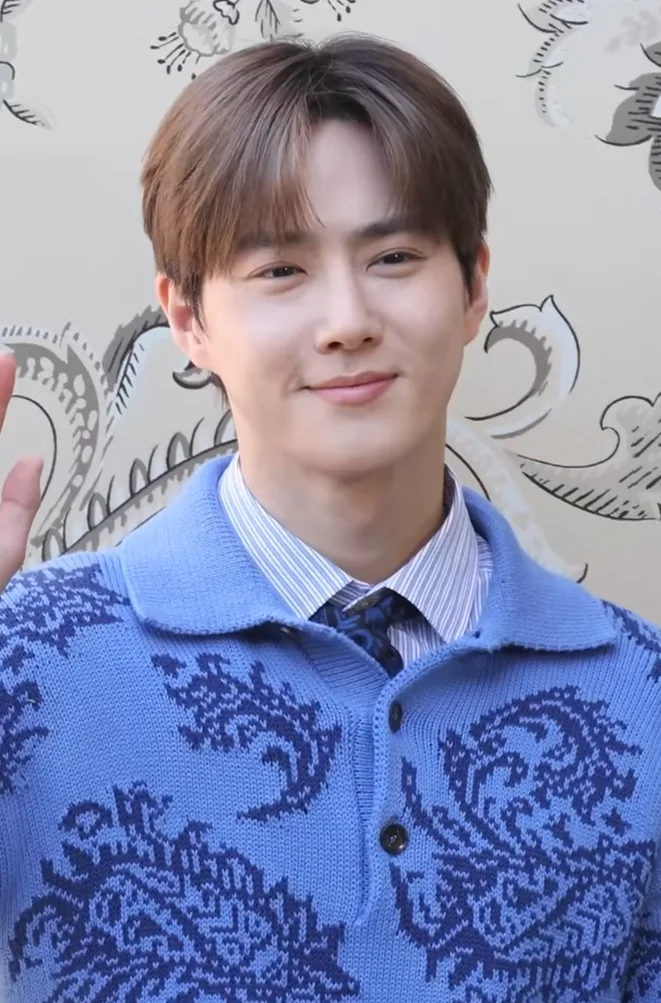 Suho at an Etro photocall in January 2026