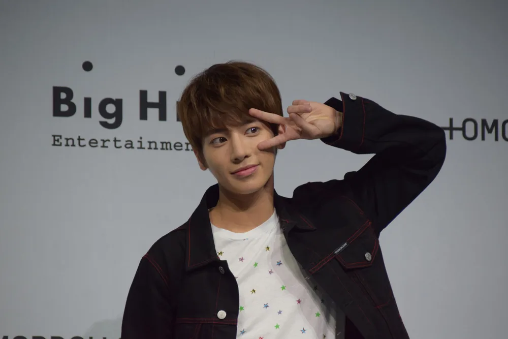 Taehyun at the TXT debut showcase on March 5, 2019