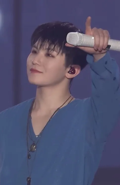 Woozi of SEVENTEEN at a public appearance