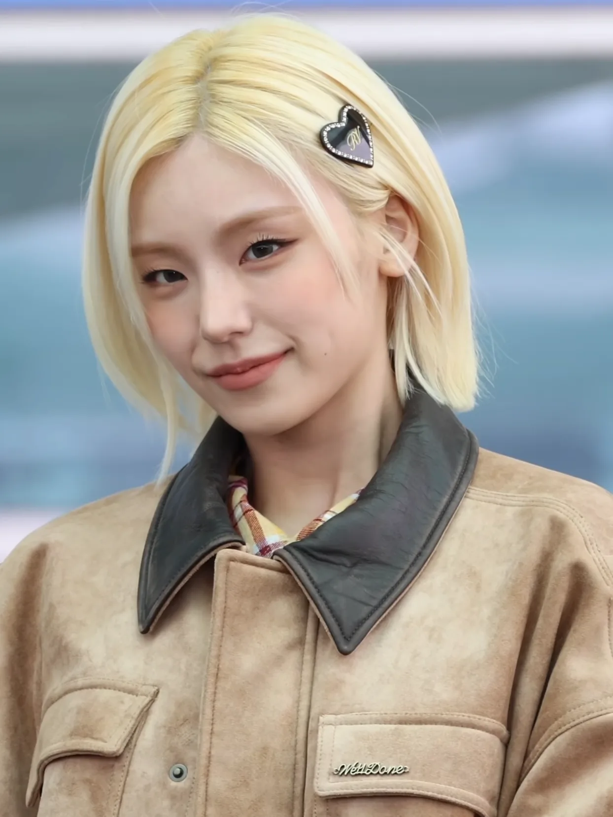 Yeji of Itzy departing from Incheon International Airport in March 2026